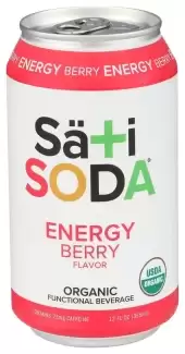 Khch02405900 12 Fl Oz Organic Energy Berry Soda