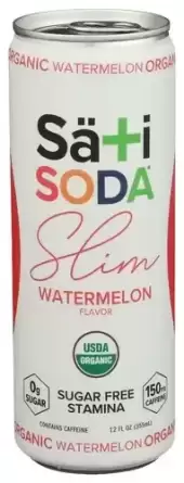 Khch02420411 12 Fl Oz Slim Organic Watermelon Soda