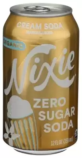 Nixie Organic Zero Sugar Soda Cream Soda 12 Fl Oz
