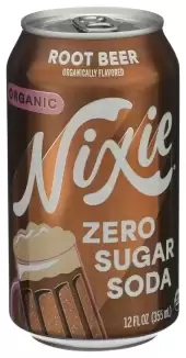 Nixie, Soda Root Beer Zero Sugar, 12 Oz (Case Of 12)