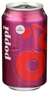 Poppi Prebiotic Soda Cherry Cola, 355Ml