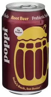Poppi, Prebiotic Soda Root Beer, 12 Oz(Case Of 12)