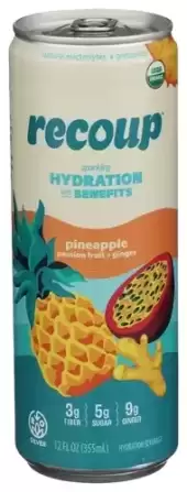 Recoup Sparkling Prebiotic Variety (Pineapple Passionfruit + Ginger)