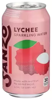 Sanzo, Lychee Sparkling Water, 12 Oz(Case Of 12)