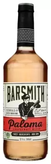 Barsmith Paloma Mix - Non-Gmo Cocktail Mixer With Grapefruit & Cascade Hops - Mexican-Inspired Tequi