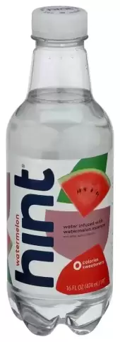 Hint, Unsweet Water Watermelon, Case Of 12 X 16 Oz
