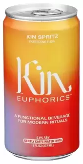 Kin Euphorics, Spritz Energy Mood, 8 Oz(Case Of 24)