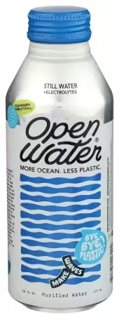 Open Water, Purified Still Water With Electrolytes, 16 Oz (Case Of 12)