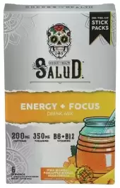 Salud Energy + Focus Pineapple Mango Electrolyte Drink Mix - 0.21Oz Packet Sticks