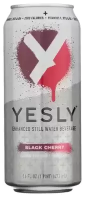 Yesly Functional Water, Black Cherry, 16 Oz