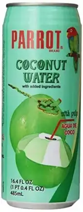 Parrot, Sun Hing Foods Coconut Water With Pulp, 16.6 Oz (Case Of 24)