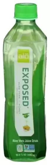 Alo Exposed Aloe Vera Juice Drink Aloe Vera And Honey 16.9 Fl Oz