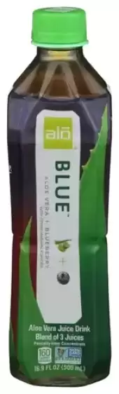 Alo, Blue Aloe Vera Plus Blueberry Juice, 16.9 Oz (Case Of 12)