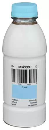 Barcode, Premium Sports Hydration Drink, Blue Kiss, 16.9 Oz