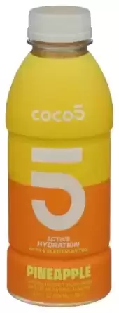 Coco5, Pineapple Coconut Water, 16.9 Oz(Case Of 12)