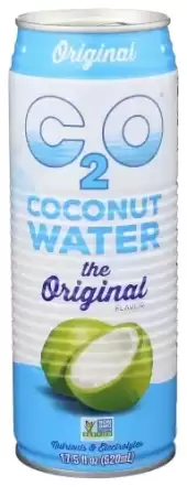 C20 Pure Coconut Water, Original Pure Coconut Water, Case Of 12 X 17.5 Oz