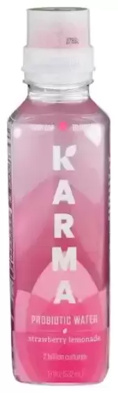 Karma Probiotic Water Strawberry Lemonade 18 Fl. Oz. 1 Count Bottle