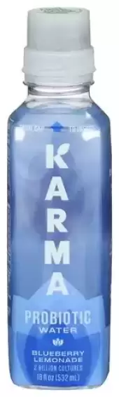 Karma Probiotic Water, Blueberry Lemonade - 18 Oz