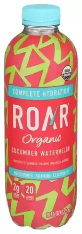 Roar Beverages, Ebev Cucumbr Watermln Org, 18 Oz