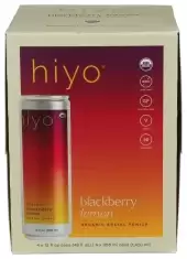 Hiyo, Organic Blackberry Lemon Functional Seltzer, 12 Oz X 4 Count (Case Of 6)