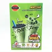 J-Basket Matcha Instant Tea Boba Kit 10Oz /285G