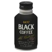 Ucc All Natural Unsweetened Black Coffee Drink 9.7 Oz.