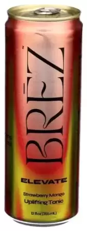 Brez Elevate Strawberry Mango Uplifting Tonic 12 Fl Oz Energy Beverage