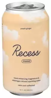 Recess: Water Sprk Peach Ginger 12 Fo