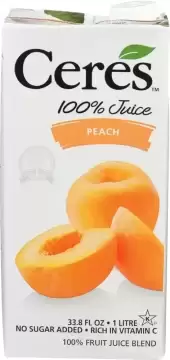 Ceres Kosher Fruit Juice Blend Peach 1 Liter
