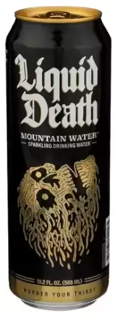 Liquid Death Sparkling Water Sparkling Natural Mineral Water 19.2 Oz (4)