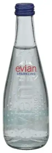 Evian Water Sprkl Glass Loose