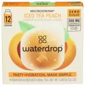 Waterdrop Microdrink Peach Iced Tea - 12Pk Cubes