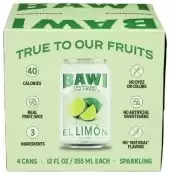 Bawi Sparkling Agua Fresca Sparkling Water, Plant-Based, Low Calorie, Less Sugar, Mexican Drink Made