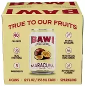 Bawi Sparkling Agua Fresca Sparkling Water, Plant-Based, Low Calorie, Less Sugar, Mexican Drink Made