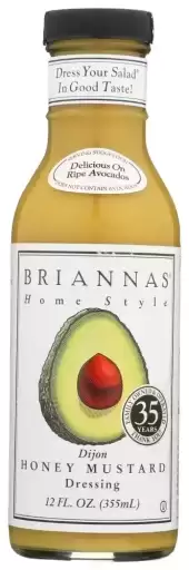 Briannas Dressing Honey Mustard 6X355ML