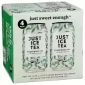 Just Ice Tea Organic Just Sweet Enough Tea Dragon Green 4 Cans
