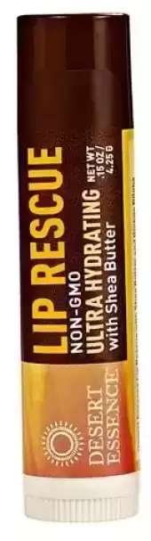 Desert Essence, Lip Rescue Ultra Hydrating Shea Butter, 0.15 Oz
