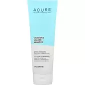 Acure Vivacious Volume Shampoo - 8 Fl Oz: Fine Hair Cleansing Gel, Daily Use, Peppermint Scent, Vega
