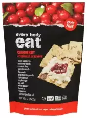 Every Body Eat Cranberry Crispbread Crackers, 5 Oz