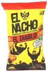 El Nacho Tortilla Chips With Avocado Oil El Diablo 10 Oz