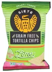 Siete, Seven Tortilla Chips Lime, 1 Oz (Case Of 24)