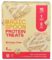 Magic Spoon Protein Treats, Birthday Cake 4 Bars (1.4 Oz Each)