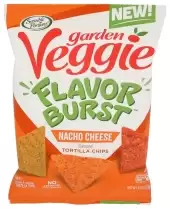 Sensible Portions, Garden Veggie Burst Nacho Cheese Tortilla Chips, 6 Oz (Case Of 6)