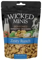 Wicked Minis Soup & Oyster Crackers - Saltine Soup Crackers Salted Flavored Mini Puffed Savory Snack