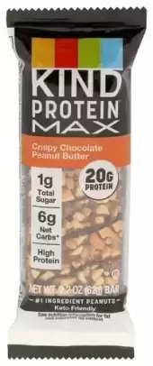 Kind, Protein Max Crispy Chocolate Peanut Butter, 2.2 Oz X 12 Count (Case Of 12)