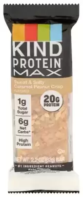 Kind, Protein Max Sweet And Salty Caramel Peanut Crisp, 2.2 Oz X 12 Count (Case Of 12)