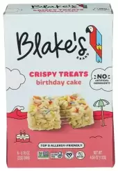 Blakes Seed Based, Crispy Treats Birthday Cake, 4.68 Oz(Case Of 6)