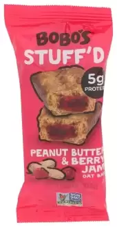 Bobo'S Oat Bars, Bars Stfd Pnt Bttr Flld, 2.5 Oz(Case Of 12)