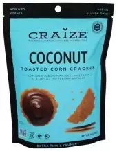 Craize, Coconut Toasted Corn Cracker, 4 Oz(Case Of 6)