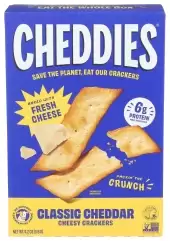 Cheddies, Classic Cheddar Cheesy Crackers, 4.2 Oz (Case Of 6)
